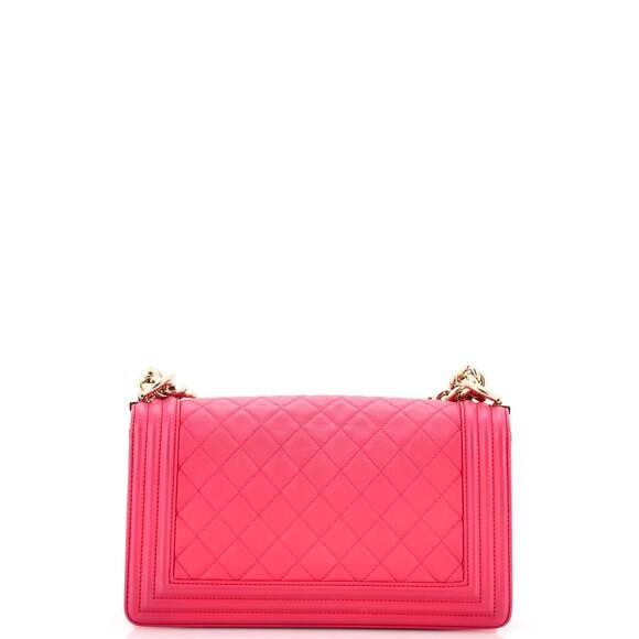 Chanel Boy Flap Bag Quilted Lambskin #235132C36B - Picture 3 of 8